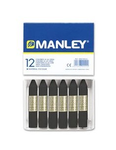 C 12 CERAS MANLEY UNICOLOR Nº30 NEGRO